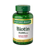 Nature's Bounty Biotine – bouteille libération rapide, soutien potentiel cheveux et ongles.