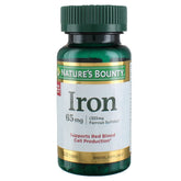 Nature's Bounty fer 65 mg – pack de quatre bouteilles, ensemble pratique.