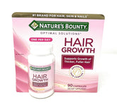 Nature's Bounty Hair Growth – flacon du complément pour usage quotidien.