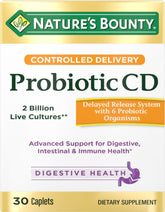Nature's Bounty Probiotic—bouteille à livraison contrôlée pour l'équilibre intestinal