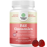 Natures Craft B12 Gummies — boîte de 60 pour énergie et humeur.