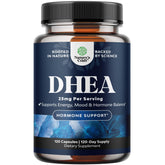 Natures Craft DHEA 25mg — Bouteille pratique peut soutenir l'équilibre hormonal au quotidien.