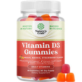 Gommes D3 Natures Craft dans une bouteille, soutien potentiel au bien-être quotidien.