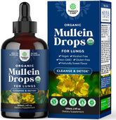 Gouttes molene Natures Craft dans flacon ambré, soutien respiratoire potentiel.