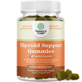 Gommes véganes Natures Craft Thyroid Sea Moss dans une bouteille, soutien quotidien potentiel
