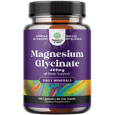 Natures Craft Magnésium Glycinate 400 mg, capsules faciles à avaler pour la détente.