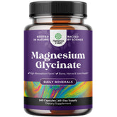 Natures Craft Magnésium Glycinate 500 mg, bouteille pratique pour le quotidien