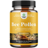 Capsule pollen d'abeille Natures Craft, énergie quotidienne et vitalité.