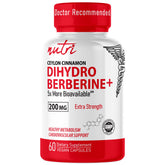 Nature's Fusions Dihydroberberine – Bouteille: complément pratique pour votre routine bien-être quotidienne.