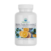 Nature's Lab Fer Plus Vitamine C Tablettes Melt Bouteille — dissolution rapide et pratique.