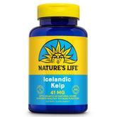 Nature's Life algue de mer islandaise en emballage, nutriments pour le quotidien.