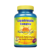Nature's Life Lipotropic Complex: bouteille, soutien du foie et métabolisme sain