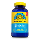 Nature's Life Monolaurin 1000 mg – bouteille et capsules visibles, soutien immunitaire potentiel.