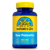 Nature's Life Saw Palmetto pour hommes – bouteille 580 mg, soutien potentiel du quotidien.