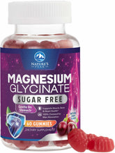 Nature's Peak gommes magnésium glycinate – bouteille visible, prise quotidienne