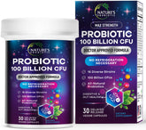 Nature's Probiotic : bouteille de gélules pour la digestion et l'immunité