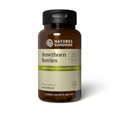 Nature's Sunshine baies d'aubépine en capsules, soutien circulatoire potentiel.