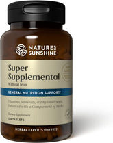 Nature's Sunshine Super Supplemental sans fer - flacon: soutien quotidien des minéraux et énergie.