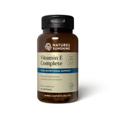 Nature's Sunshine Vitamine E Complete – bouteille de gélules, soutien antioxydant potentiel.