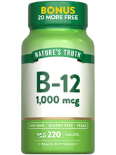 Nature's Truth B12 1000 mcg, bouteille pratique pour le quotidien.