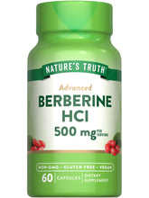 Nature's Truth Berberine HCl 500 mg – bouteille prête à l'emploi quotidien