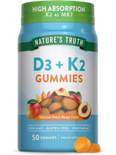 Gommes Nature's Truth D3 + K2, emballage clair et qualité