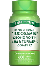 Nature's Truth – flacon du complexe glucosamine/chondroïtine/msm pour l'utilisation quotidienne.