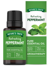 Nature's Truth menthe poivrée, flacon 15 ml, diffusion d'arôme frais