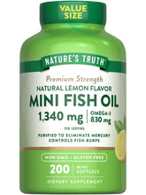 Bouteille Nature's Truth Omega-3 1340 mg pour un apport quotidien.