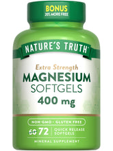 Nature's Truth Magnésium 400 mg, bouteille, soutien quotidien potentiel