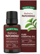 Nature's Truth Patchouli huile essentielle - flacon 15 ml, parfum riche pour aromathérapie.