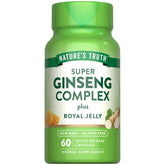 Nature's Truth Super Ginseng Complex – Bouteille: soutien immunitaire potentiel et energie durable.