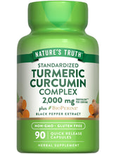 Nature's Truth Turmeric Capsules 2000mg – routine quotidienne pratique