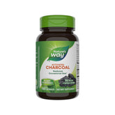 Nature's Way Charbon Actif – Bouteille pratique, capsules faciles à avaler pour les gaz occasionnels.
