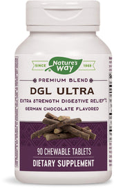 Nature's Way DGL Ultra 10:1 en bouteille, saveur chocolat, soutien digestif potentiel au quotidien