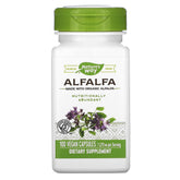 Nature's Way feuilles de luzerne – flacon, source potentielle de nutriments pour votre routine.