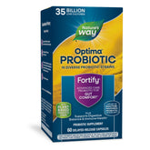 Nature's Way Fortify Probiotic – bouteille montrant 35 milliards de cultures et 15 souches.