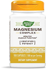 Nature's Way Magnesium Complex – boîte montrant la formule puissante pour le soutien musculaire.