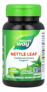 Nature's Way Ortie Herbe: bouteille pratique avec gélules faciles à prendre.