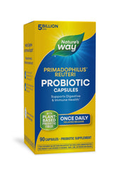 Nature's Way Primadophilus Reuteri Probiotic – bouteille prête pour votre routine digestive.