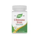 Nature’s Way Ultimate Iron, bouteille et gélules, soutien potentiel des globules rouges.