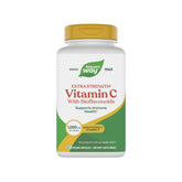 Nature's Way vitamine C bioflavonoïdes – bouteille 1000 mg et label clair montrant le dosage potentiel.