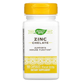 Askshy Nature's Way Zinc Chelate 30 mg – gélules faciles à avaler pour l'apport quotidien.