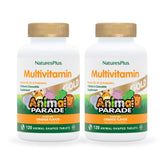 NaturesPlus Animal Parade Gold gommes orange, lot 2, pratique pour l'apport quotidien.