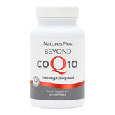NaturesPlus Beyond CoQ10, bouteille fermée, présentation élégante pour énergie quotidienne.