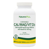 NaturesPlus Cal/Mag/Vit D3/K2 comprimés vanille soutien potentiel des os.
