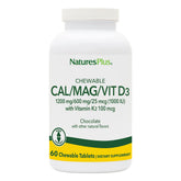 NaturesPlus Cal/Mag/Vit D3/K2 – comprimé chocolaté facile à mâcher