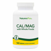NaturesPlus Calcium et Magnésium – boîte 180 tablettes, soutien des os et énergie.