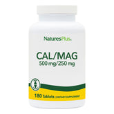 NaturesPlus Calcium-Magnésium – Bouteille: soutien énergétique potentiel et bien-être.