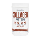 NaturesPlus Collagène Peptides Chocolat, bouteille: soutien potentiel cheveux et peau.
